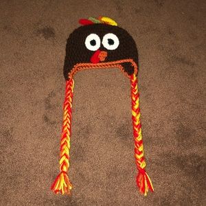 Turkey Thanksgiving crochet hat for baby